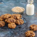 Chewy Cookies mit Haferflocken, Schokolade und Kokos