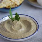 Baba Ghanoush. Geräucherte Auberginencreme.