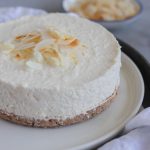 No Bake Kokos Cheesecake.