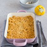 Quitten-Crumble mit Ingwer