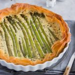 Rezept für Quiche mit grünem Spargel