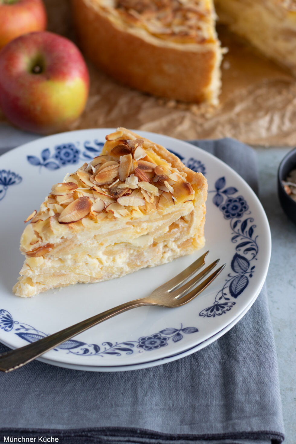 Apfel-Schmand-Kuchen - münchner-küche